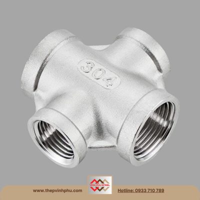 Chữ thập ren inox 304