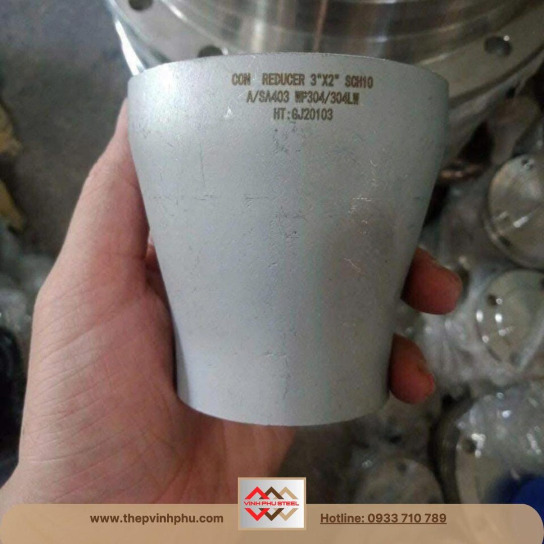 Côn thu hàn inox