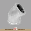 Cút lơi ren mạ kẽm (chếch) 45 độ
