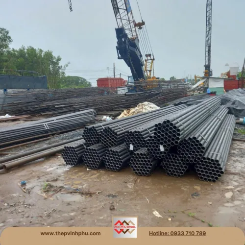 Ống th&eacute;p si&ecirc;u &acirc;m cọc khoan nhồi