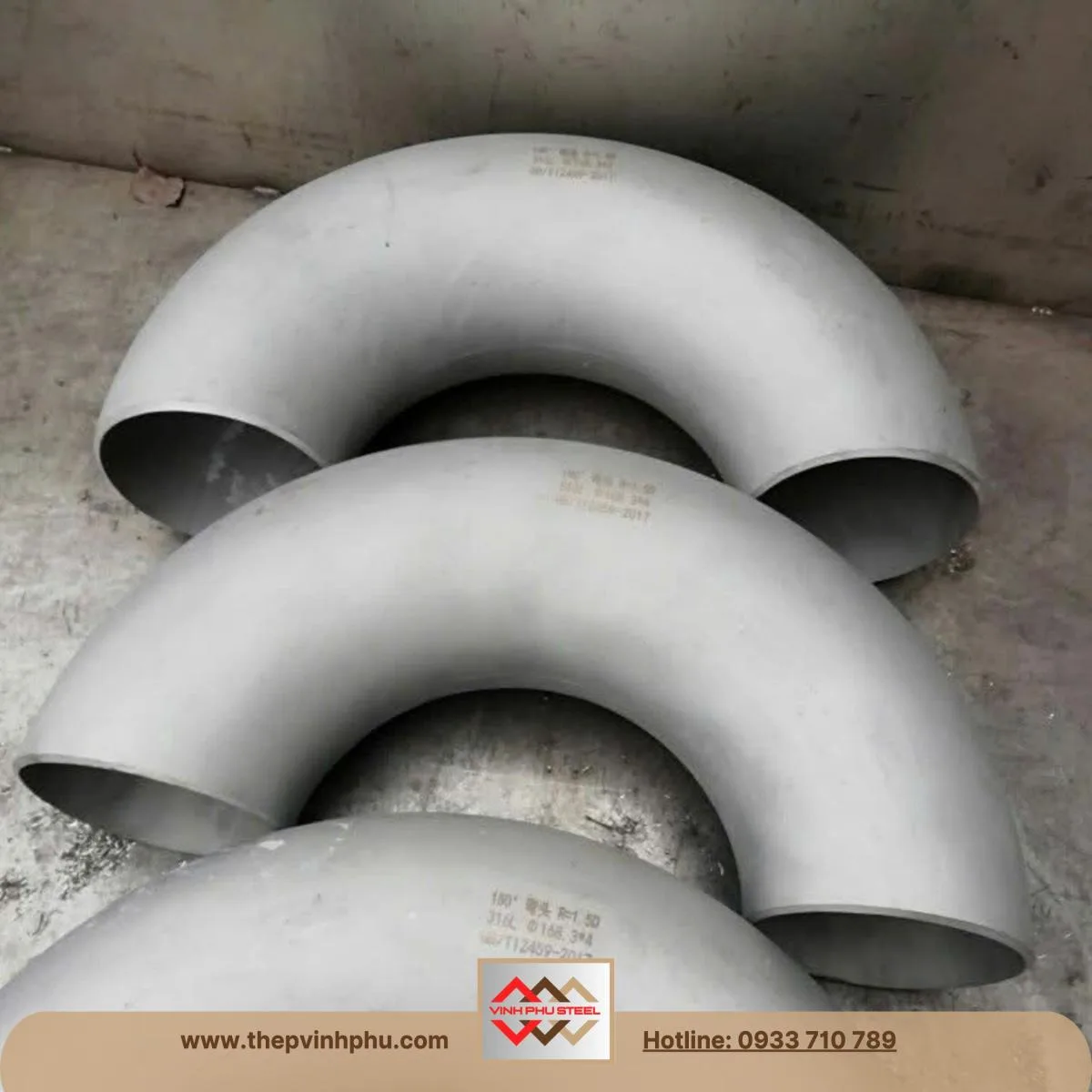 cút hàn inox 180 độ