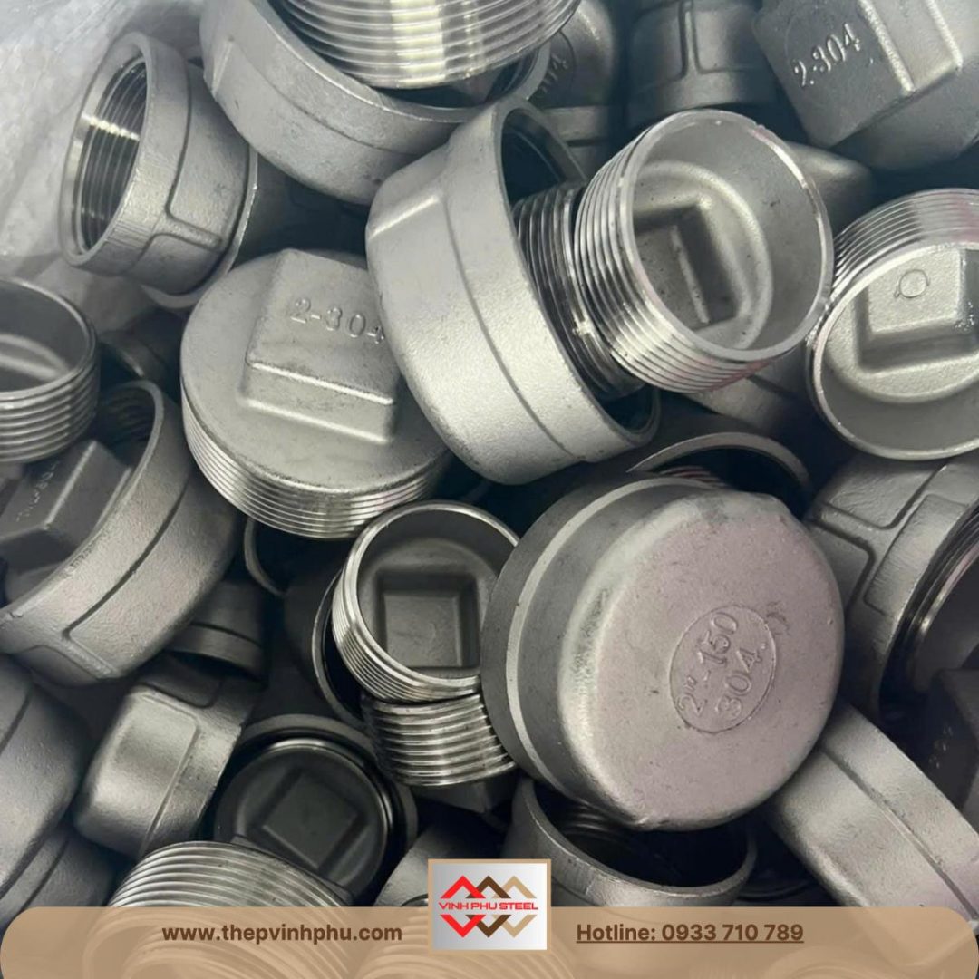 nắp bịt ren inox