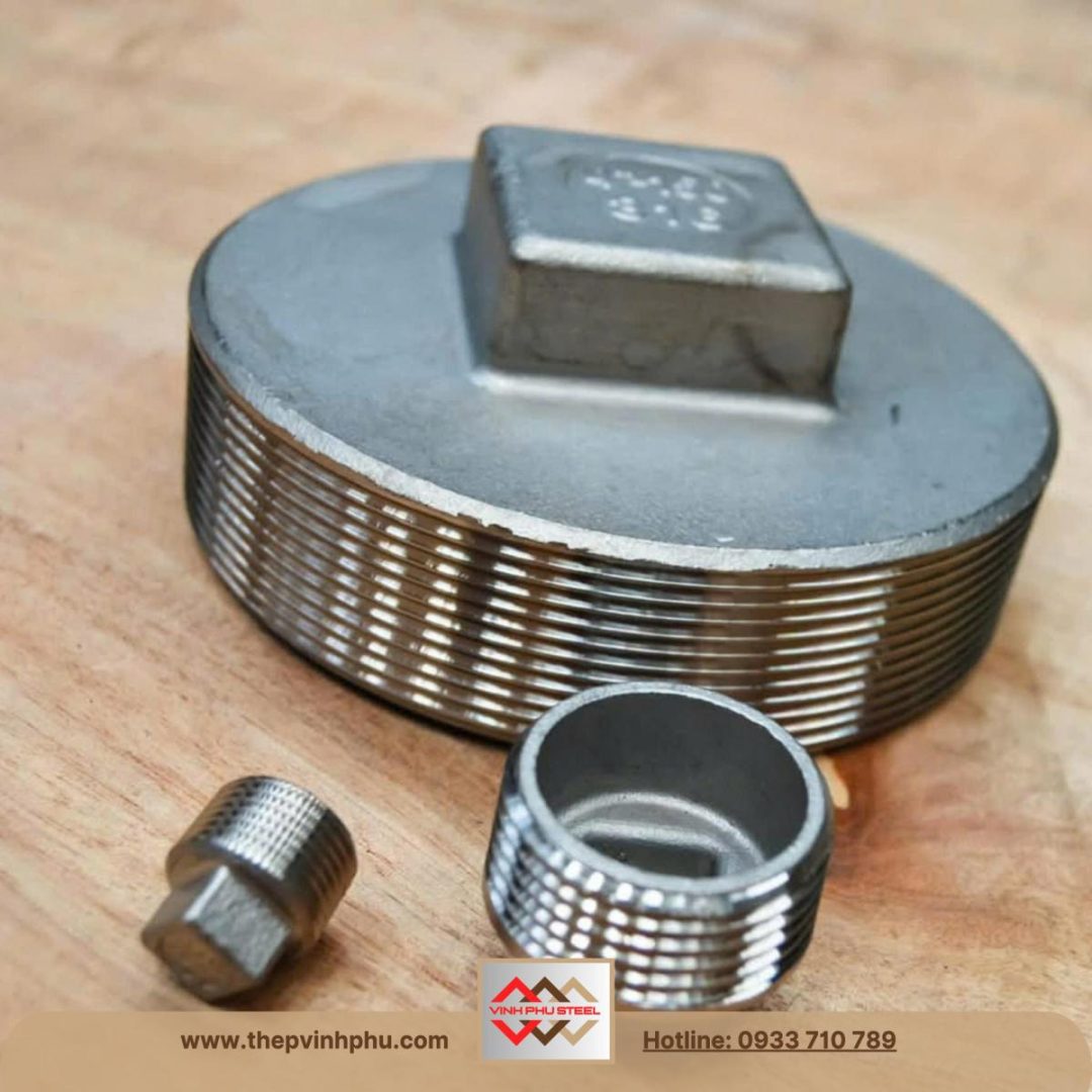 nút bịt ren inox