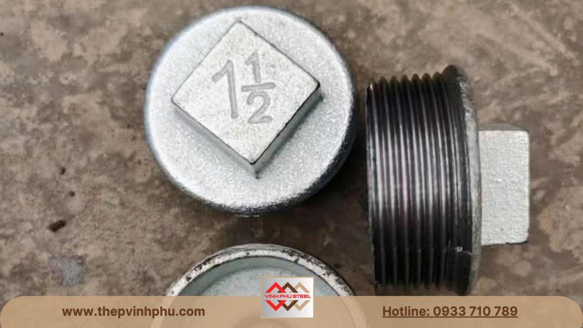 nút bịt ren mạ kẽm