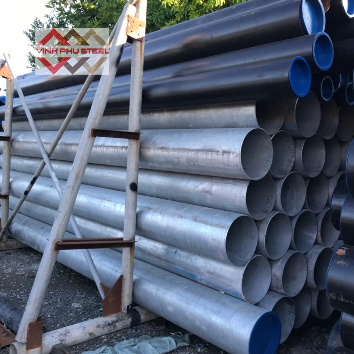 Ống thép mạ kẽm phi 356 (DN350)