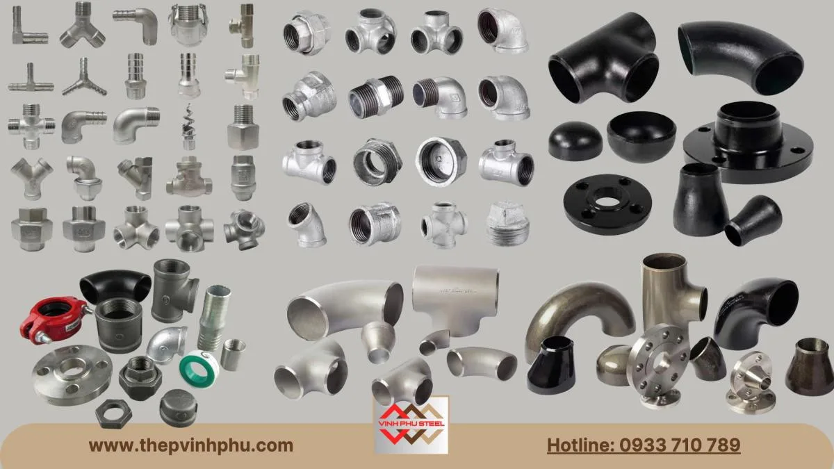 Phụ kiện ống thép đi kèm ống thép tròn