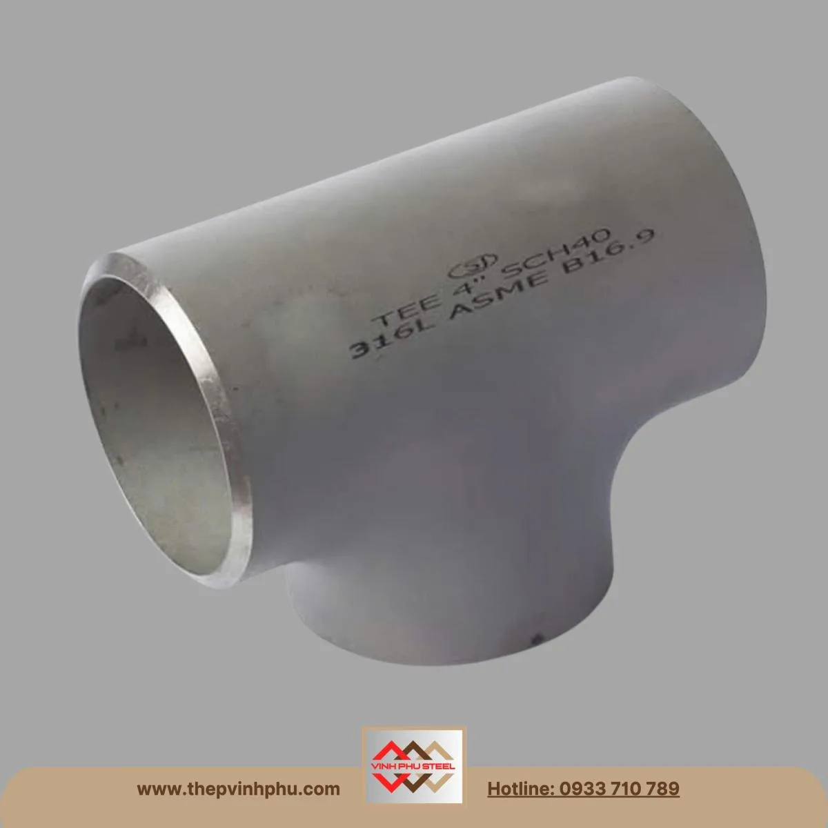 tê hàn inox