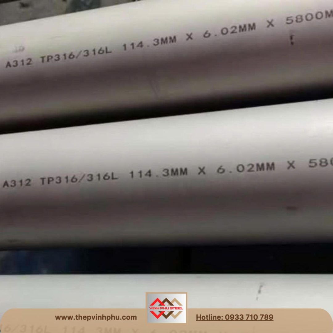 Ống inox phi 114 DN100