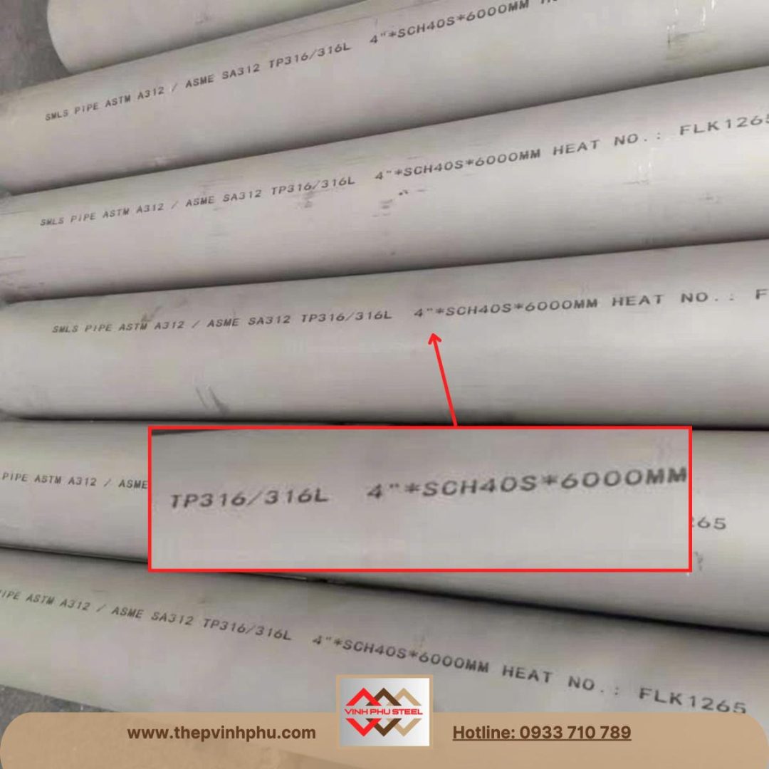 Ống inox phi 114 DN100