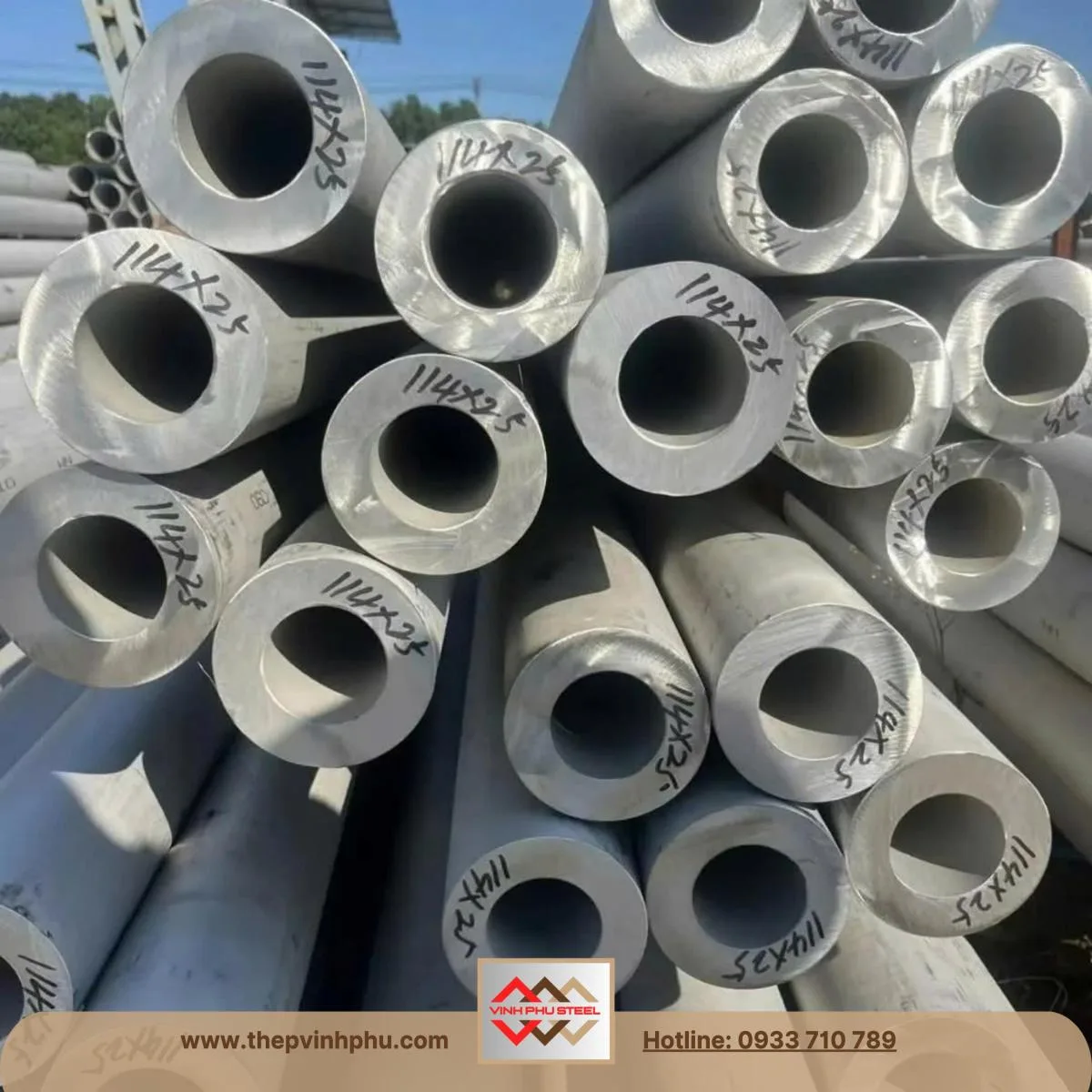 Ống inox phi 114 DN100