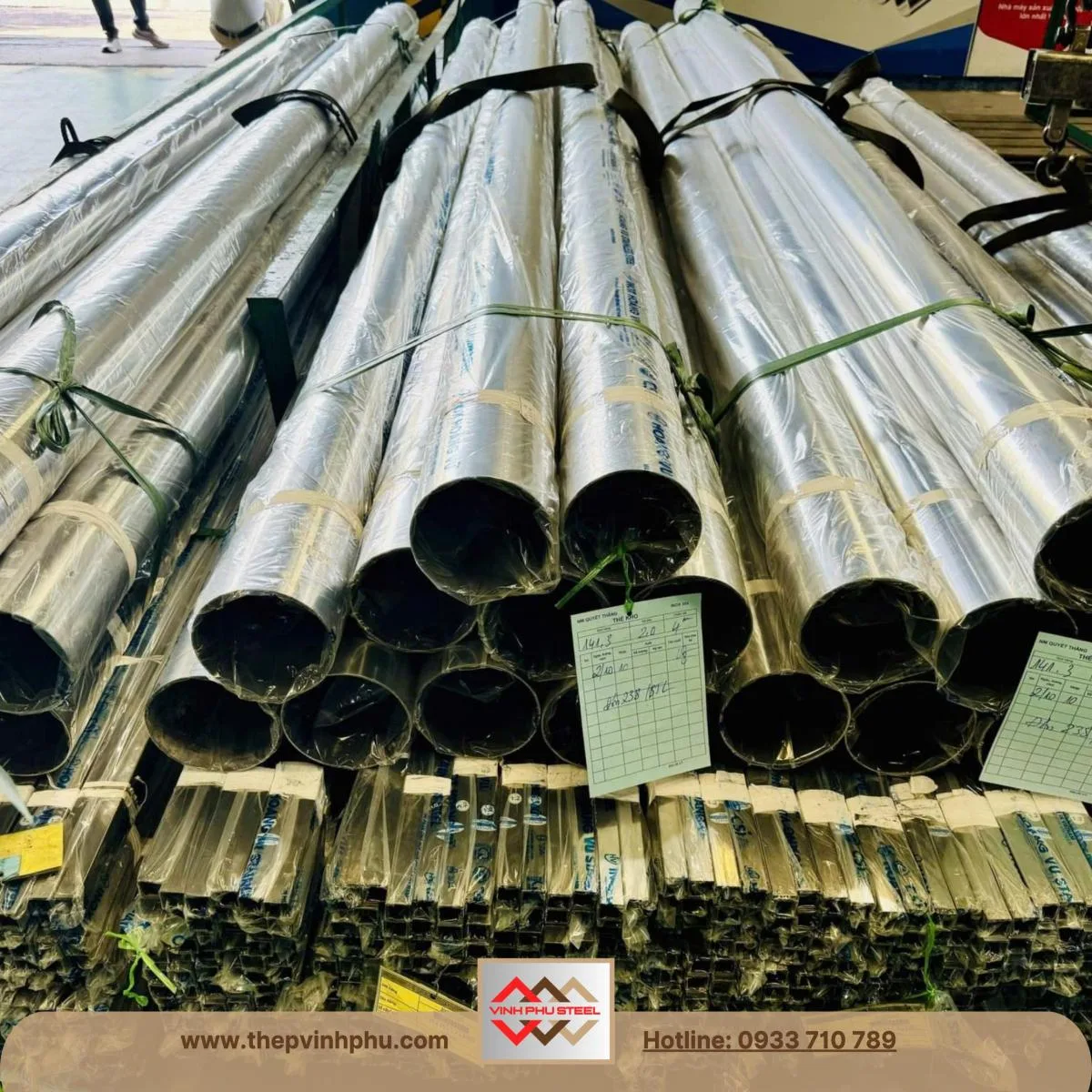 Ống inox phi 141 - DN125 - 5 inch