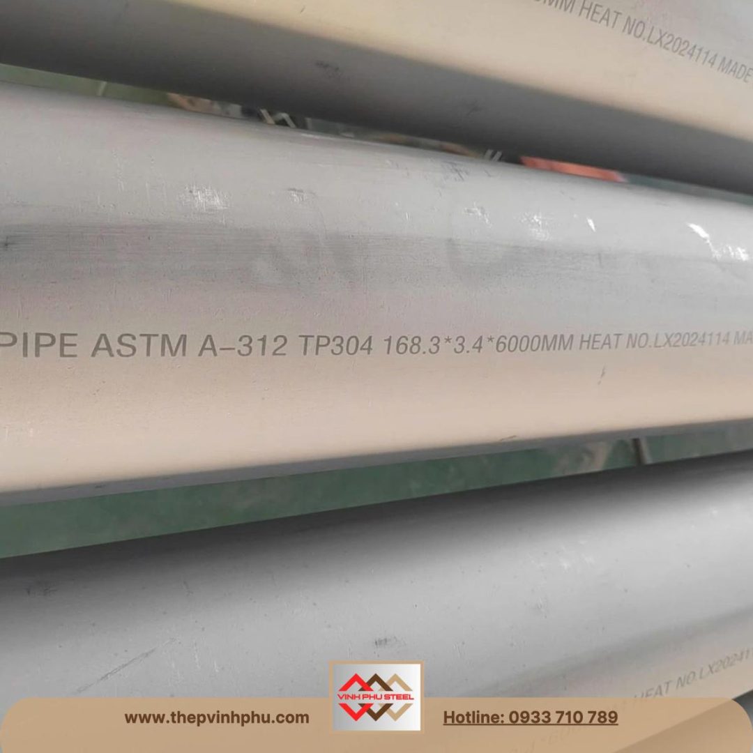 Ống inox phi 168 -DN150 - 6 inch
