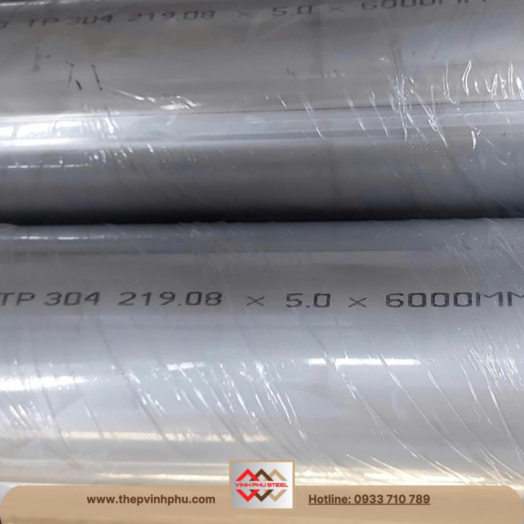 Ống inox phi 219 DN200 8 inch