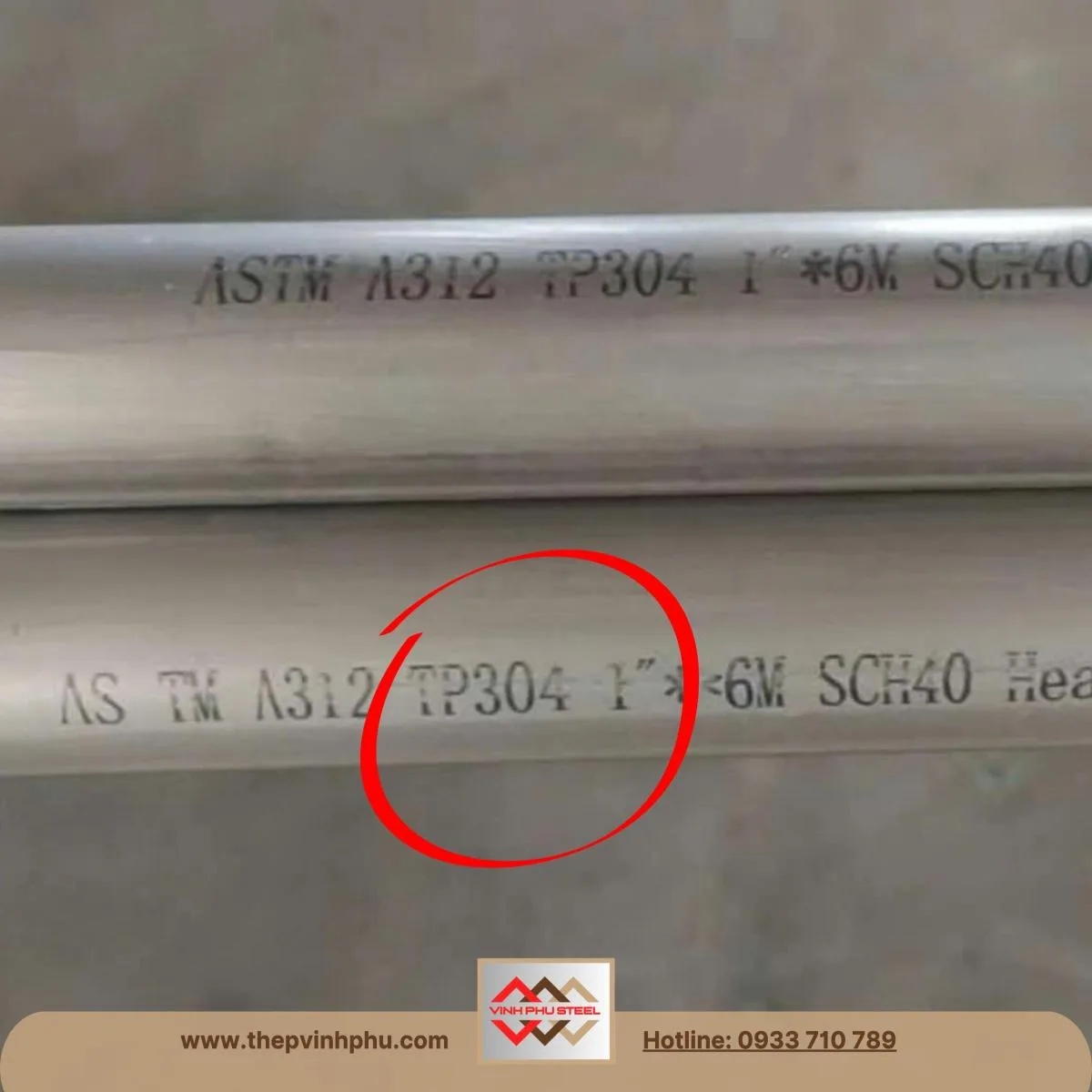 Ống inox phi 34 DN25