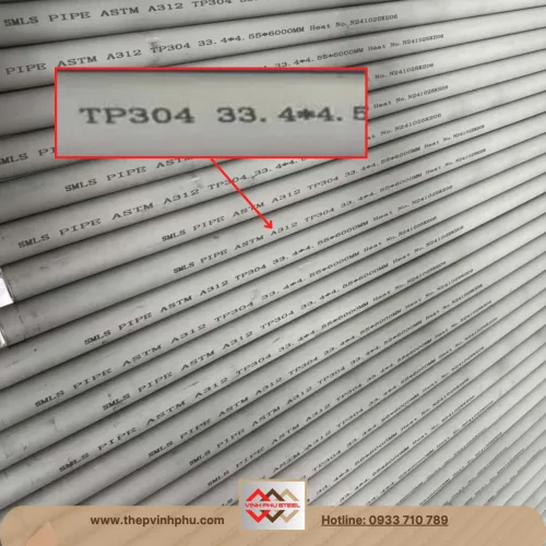 Ống inox phi 34 DN25