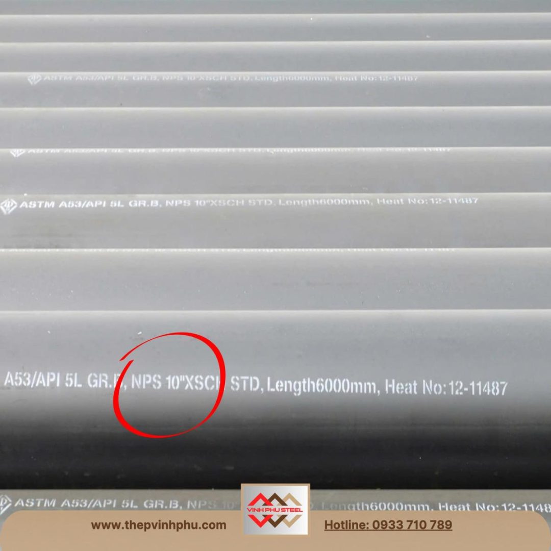 Ống thép đúc phi 273 DN250 - 10 inch