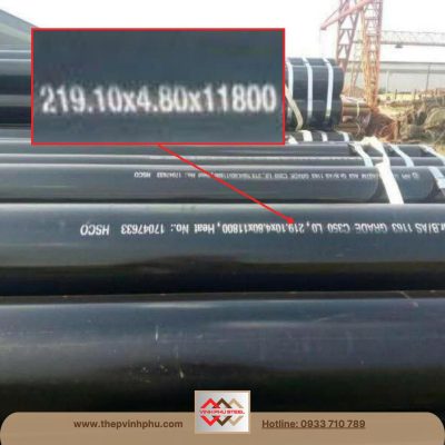 Ống thép đúc phi 273 DN250 - 10 inch