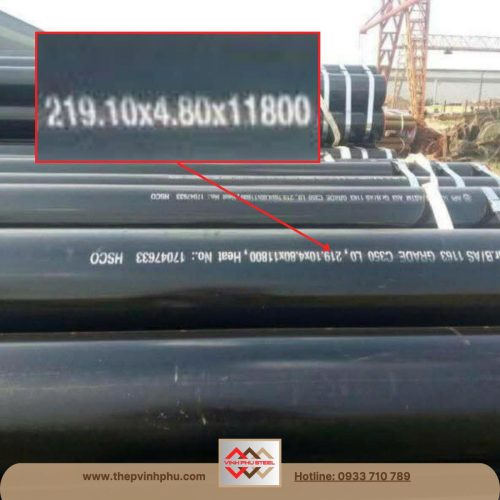 Ống thép đúc phi 273 DN250 - 10 inch