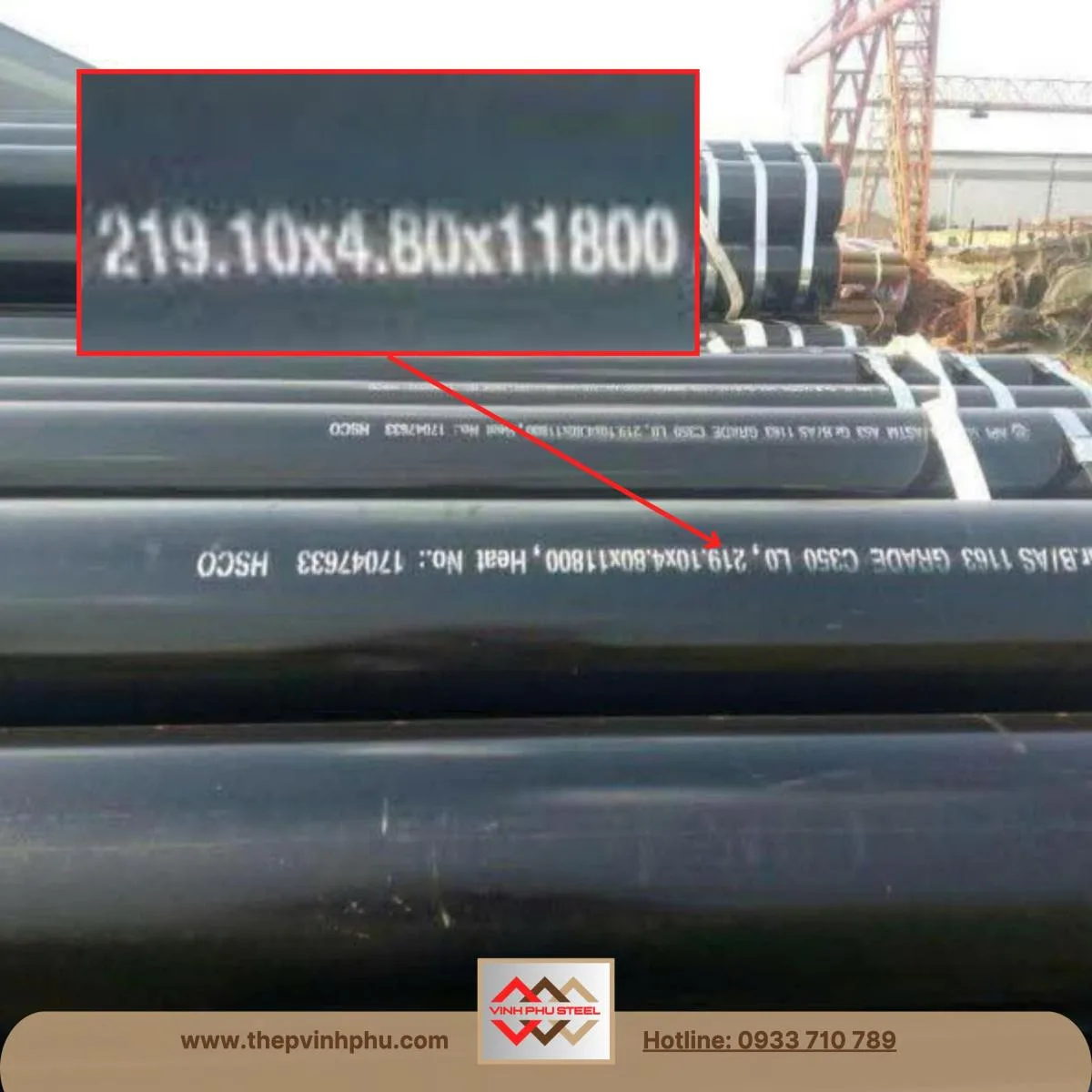 Ống thép đúc phi 273 DN250 - 10 inch
