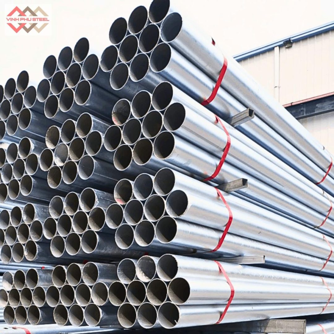 thép ống mạ kẽm phi 140