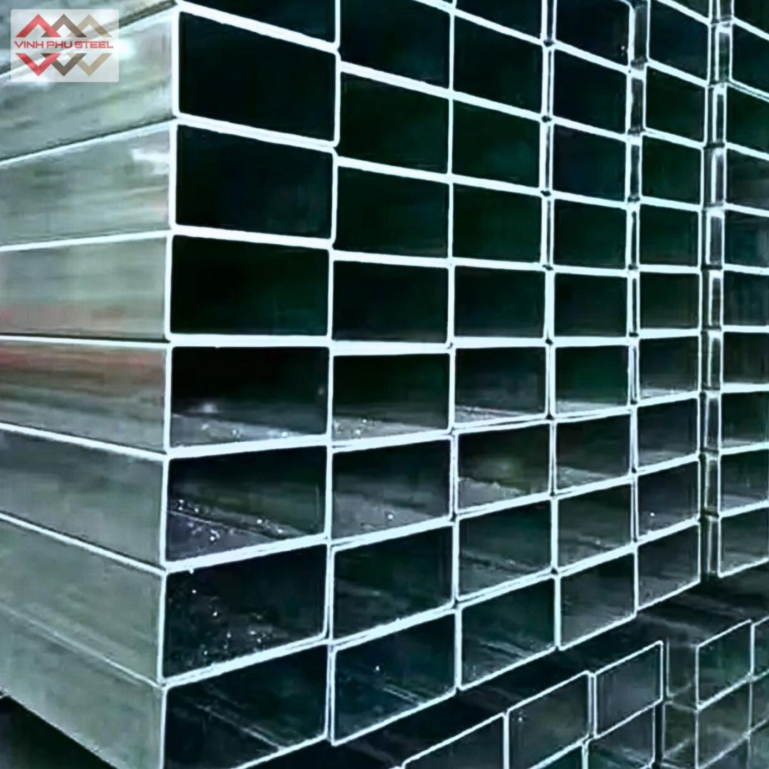 sắt hộp mạ kẽm 100x200