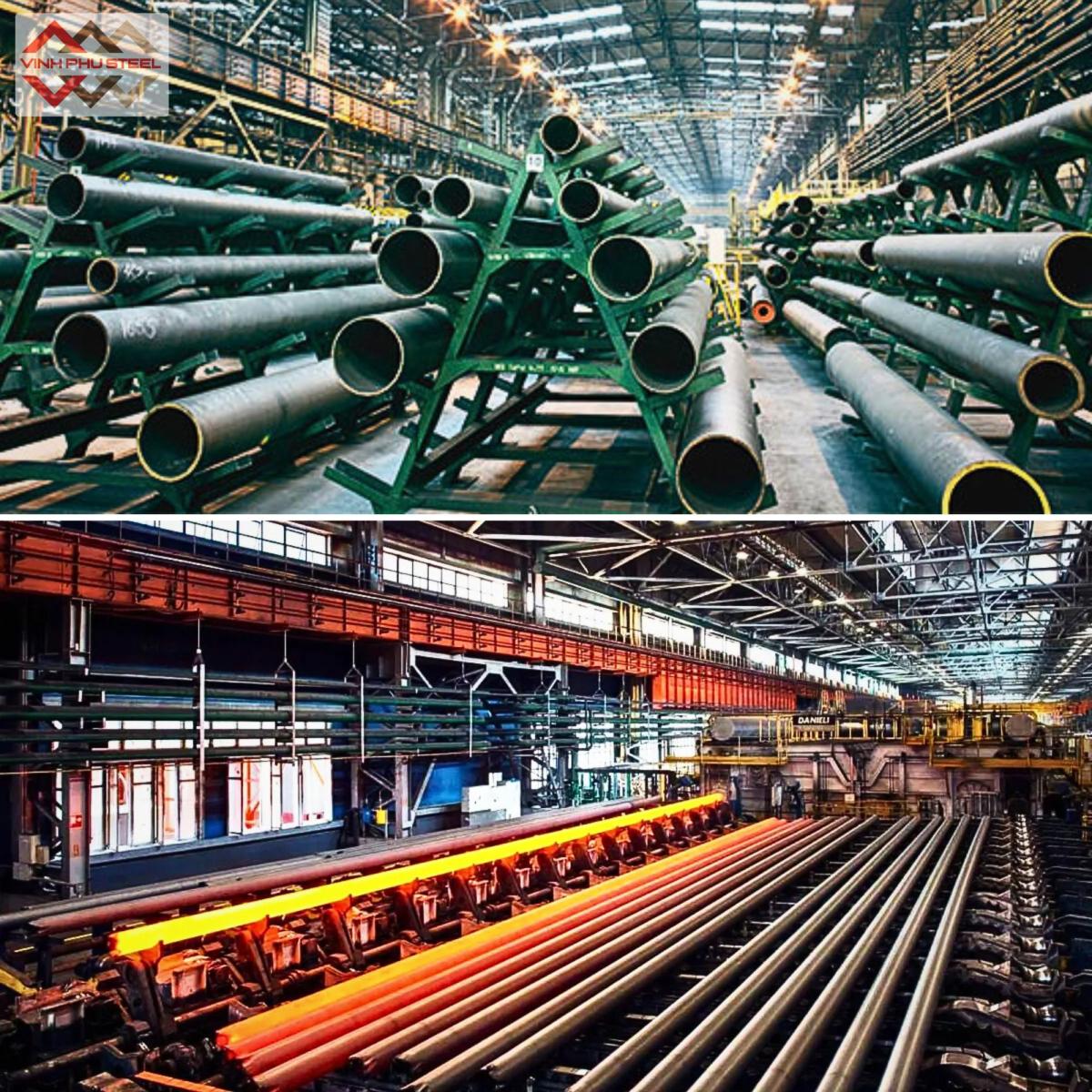 quy trình sản xuất thép ống đúc
