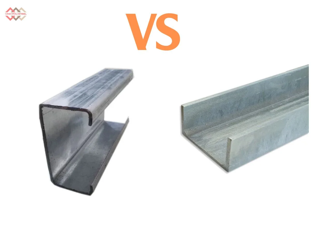 phân biệt thép C và thép U