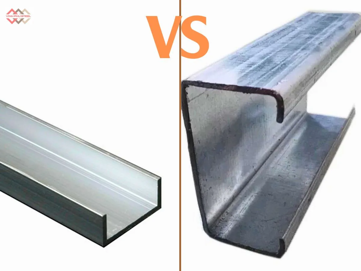 phân biệt thép u và thép c