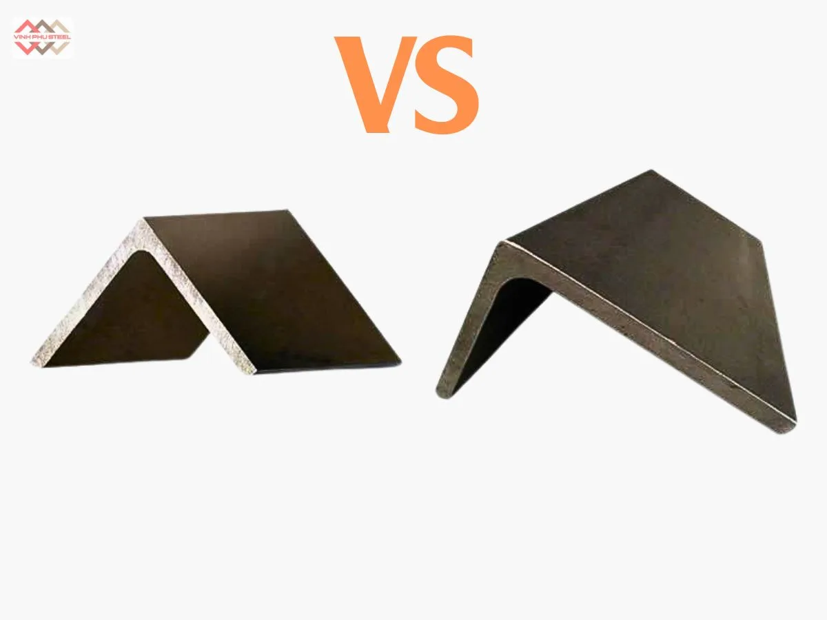 phân biệt thép V và thép L