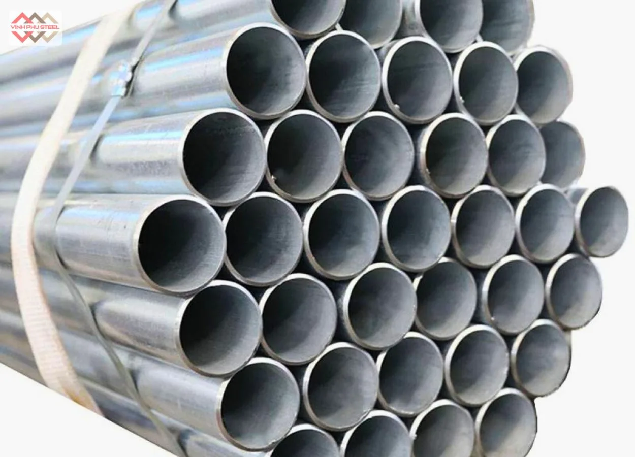 Ống thép mạ kẽm phi 102