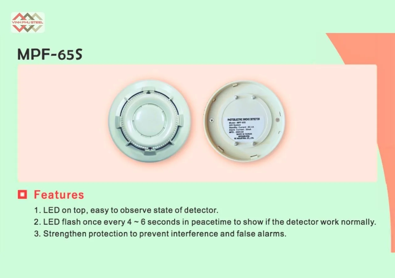 Đầu báo khói MPF 65S