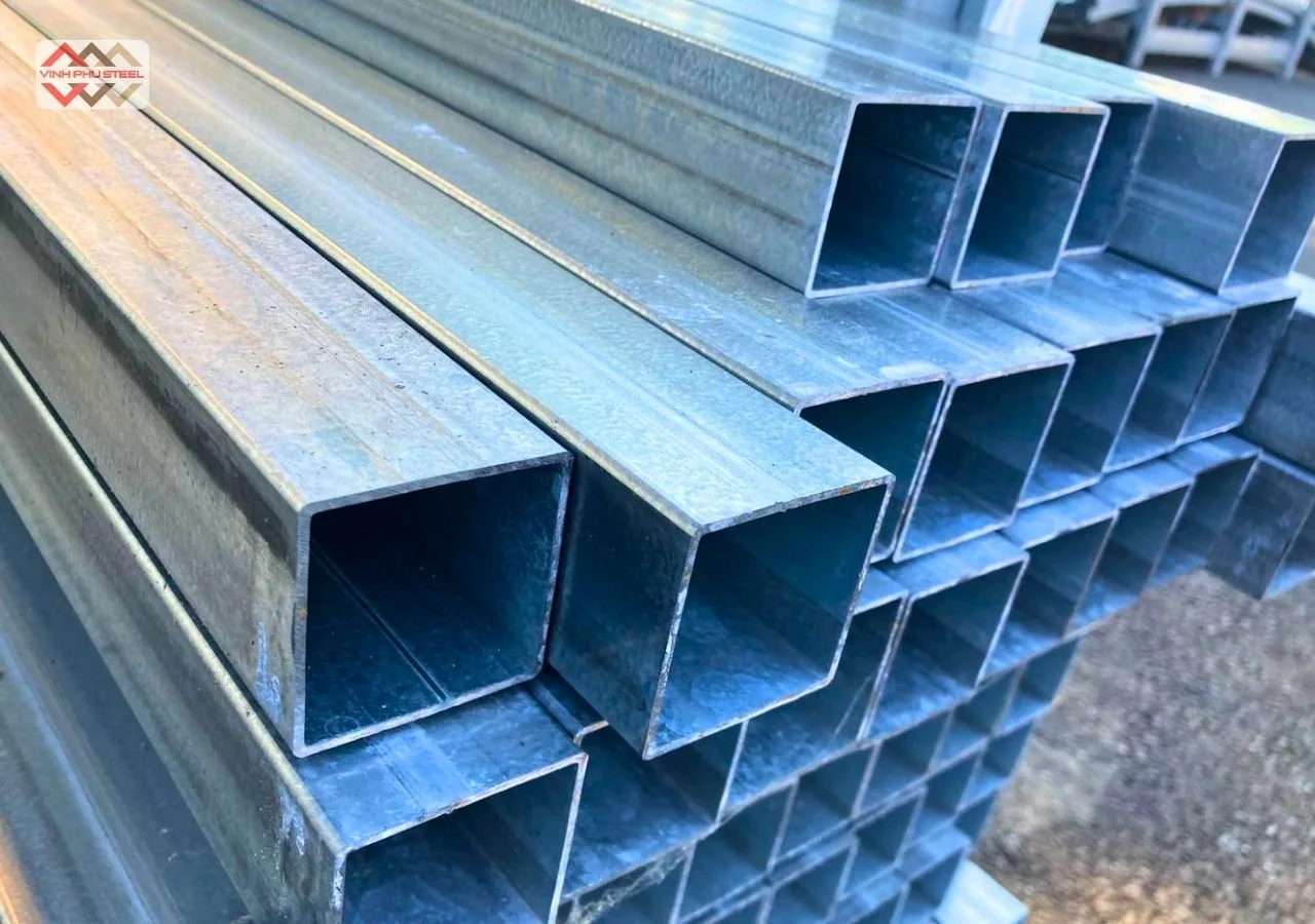 Thép hộp vuông 70x70 mạ kẽm