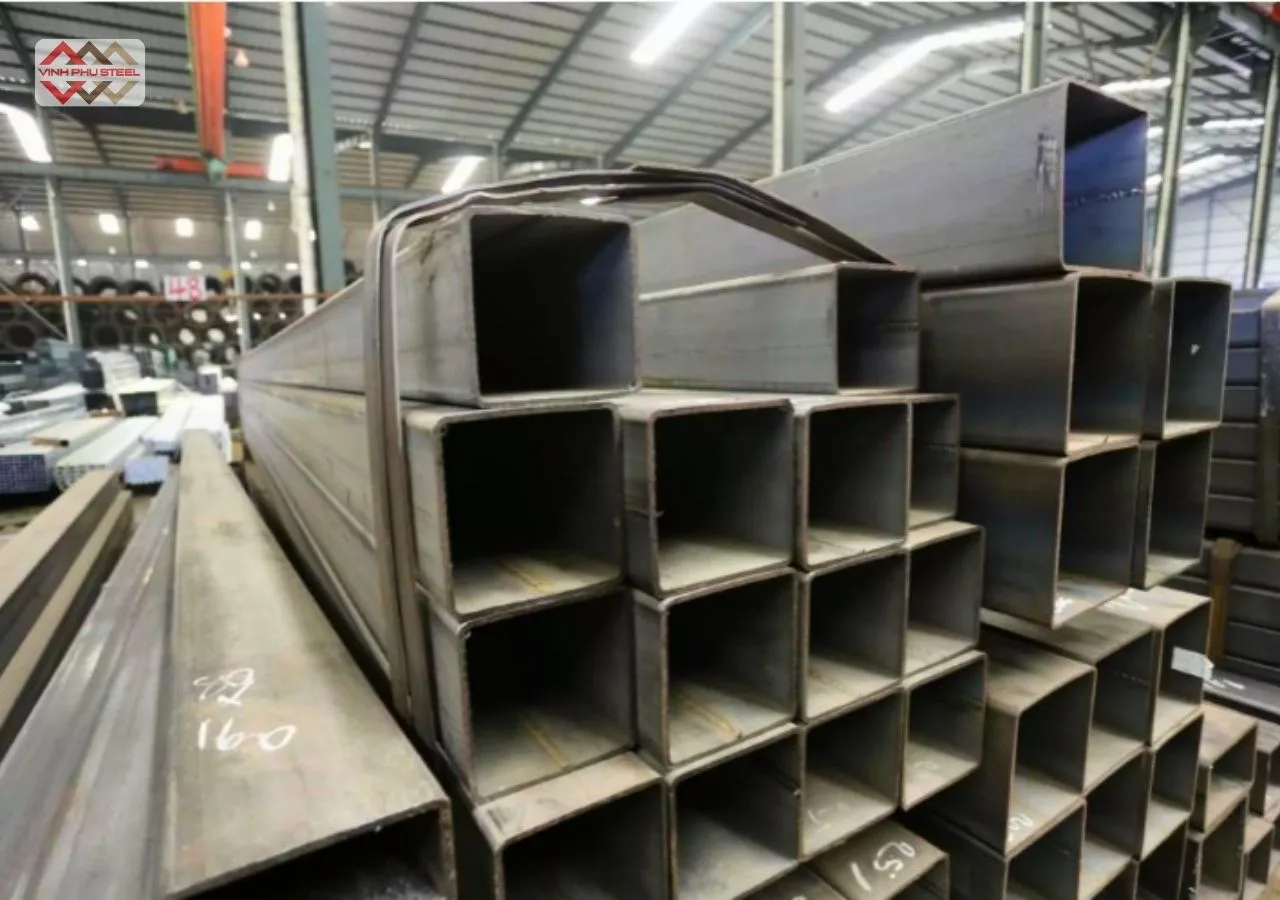 Thép hộp vuông 70x70 đen