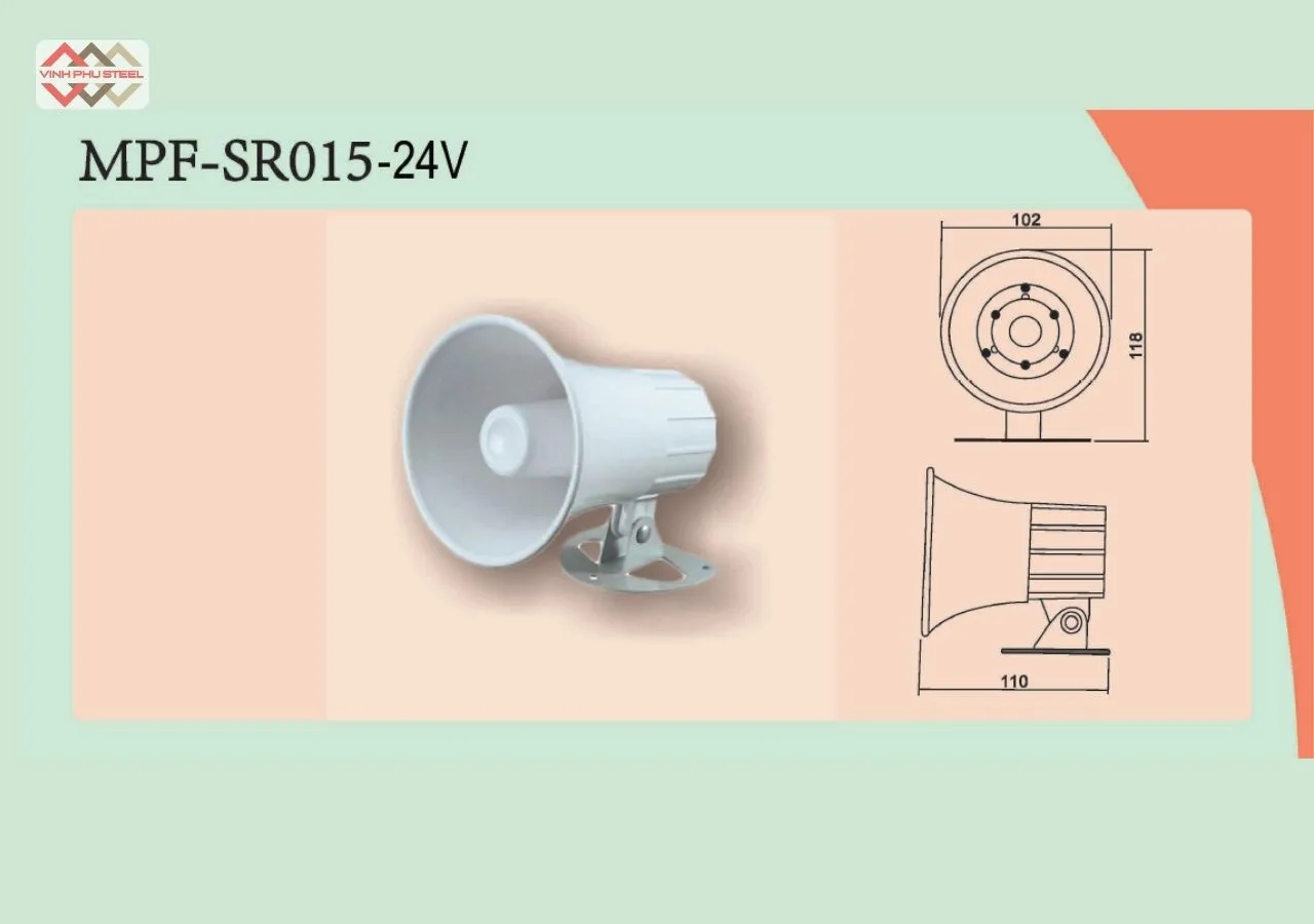Còi loa báo động 24V MPF-SR015