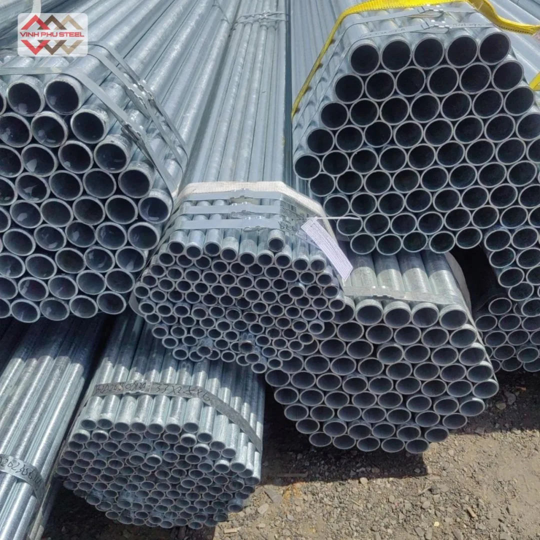Ống thép mạ kẽm phi 38
