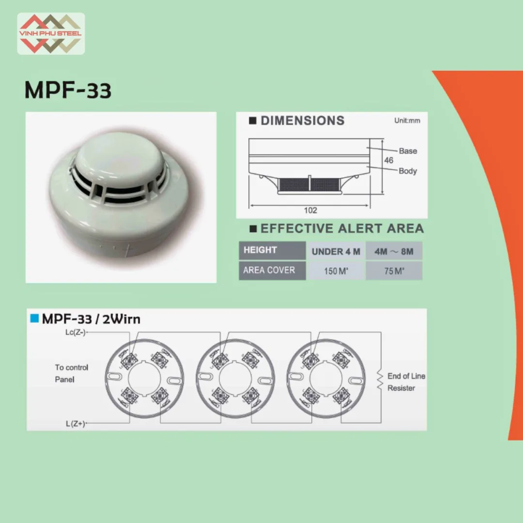 Đầu báo khói MPF-33