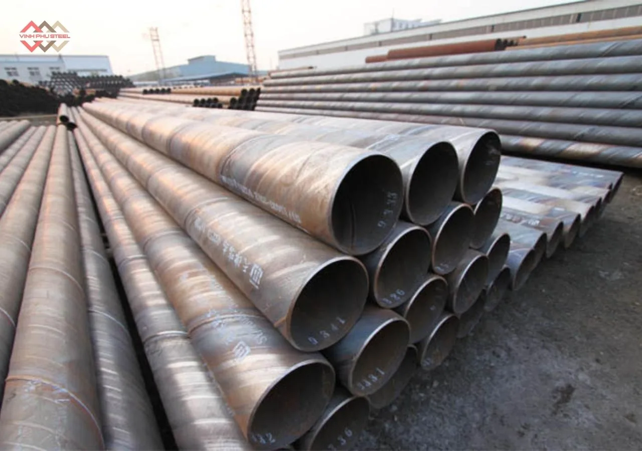 Ống thép Phi 457 đen