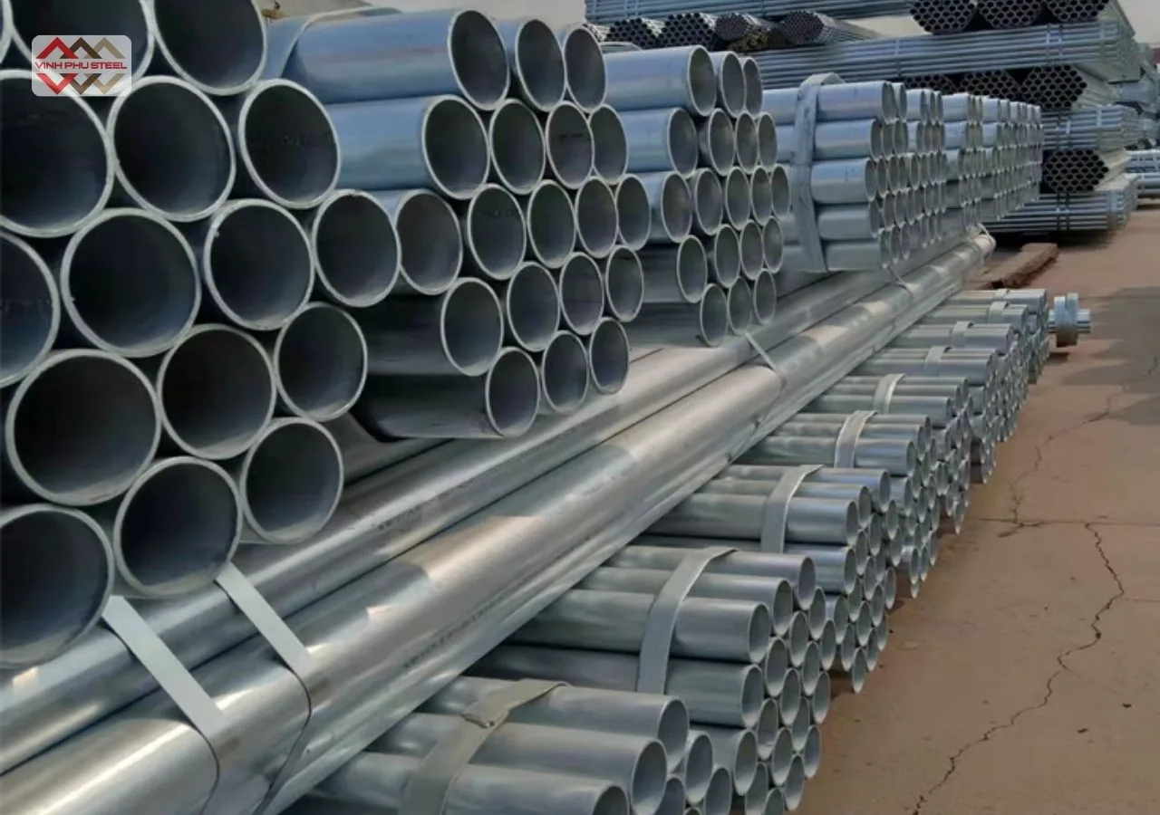 Ống thép mạ kẽm phi 273