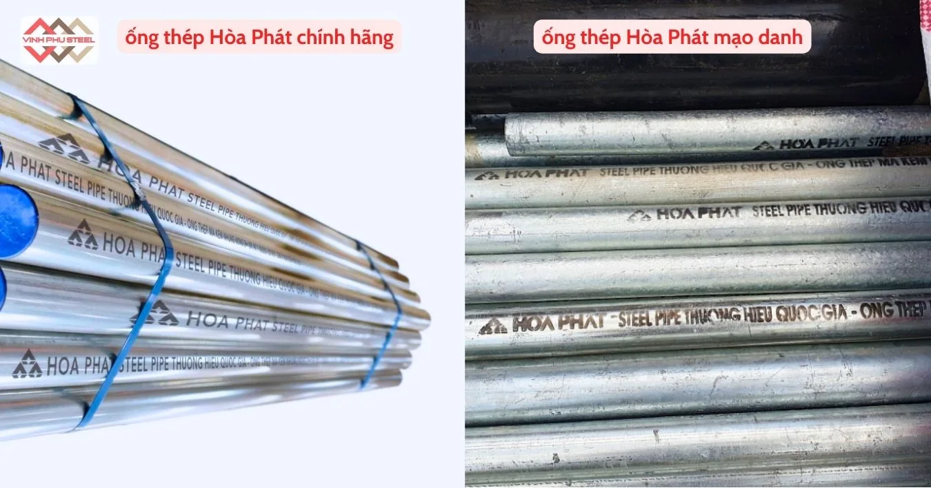 Cách Phân Biệt Ống Thép Hòa Phát Chính Hãng