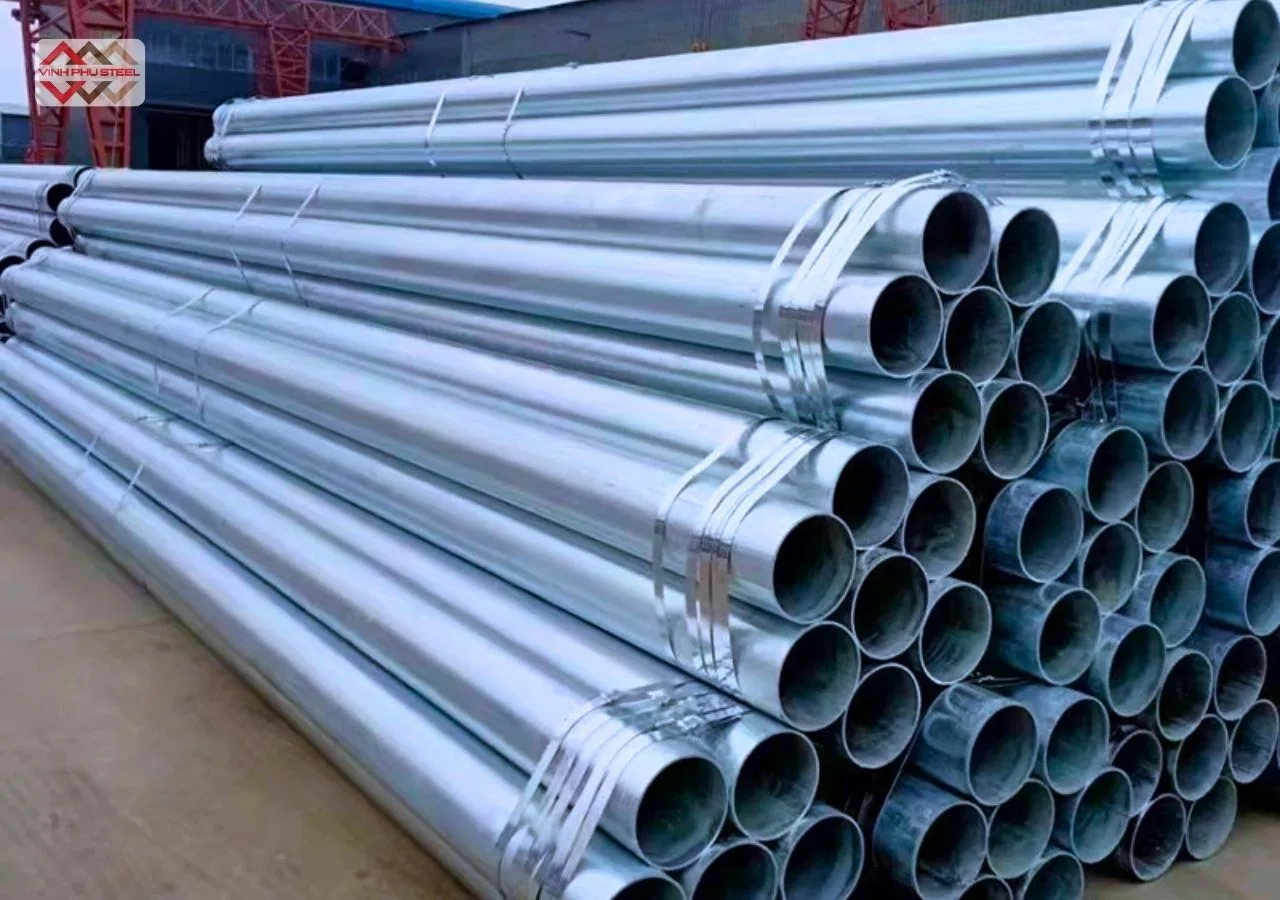 Ống thép mạ kẽm phi 323
