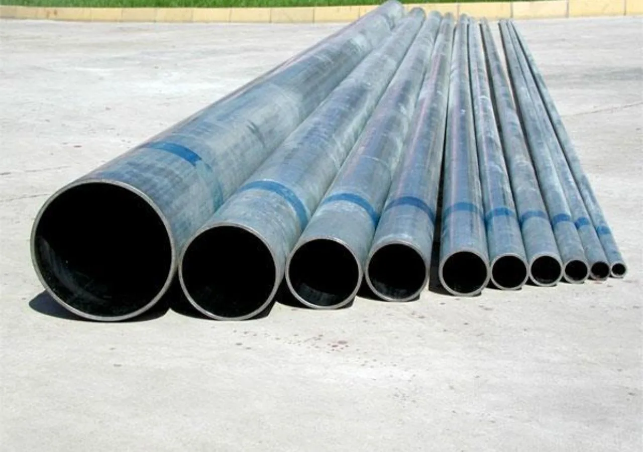 Ống thép mạ kẽm phi 406