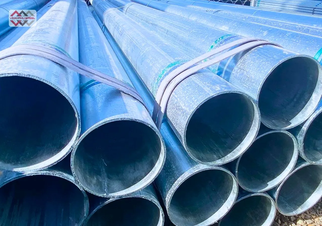 Ống thép mạ kẽm phi 508