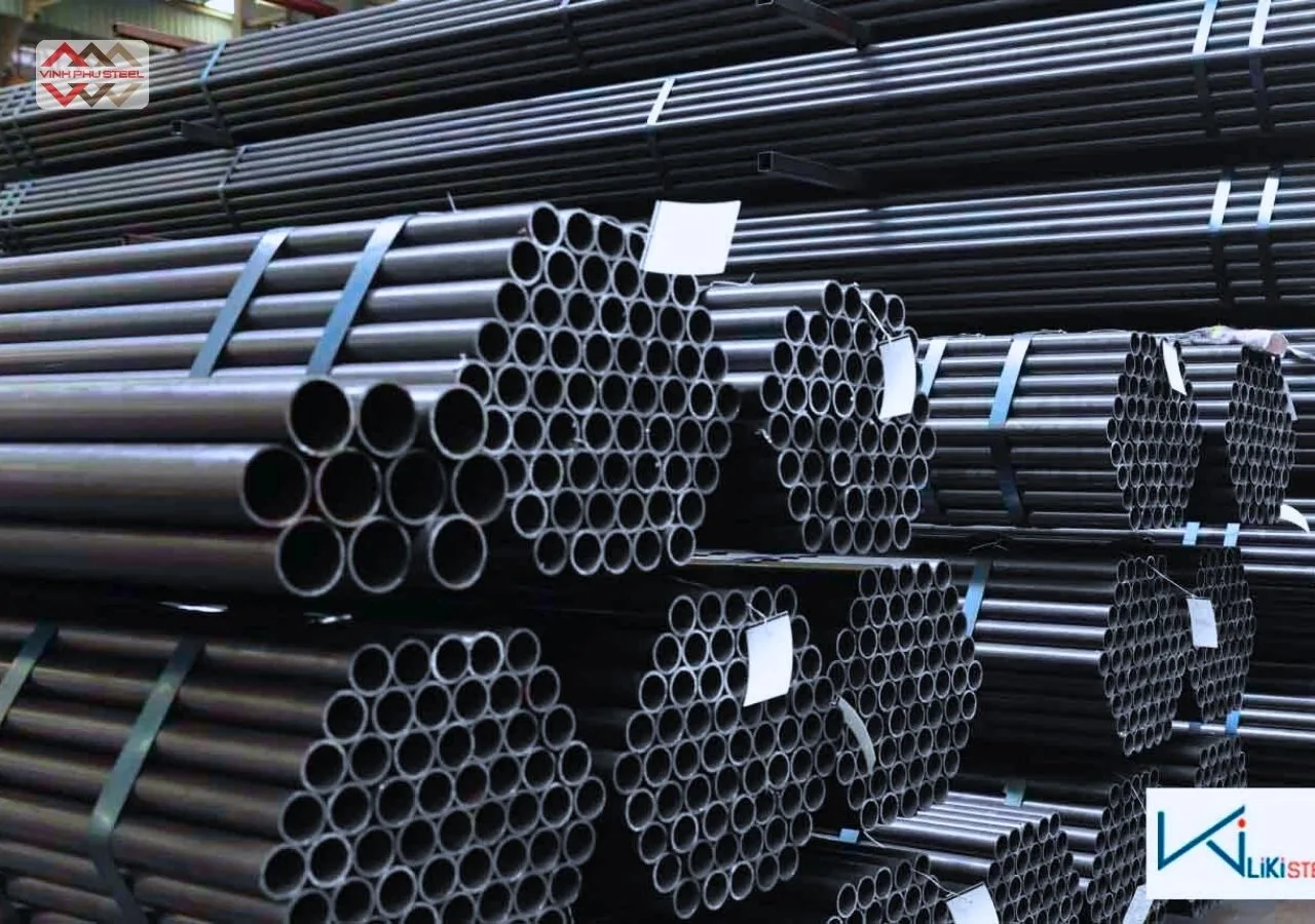 Ống thép tròn đen phi 102 - DN90