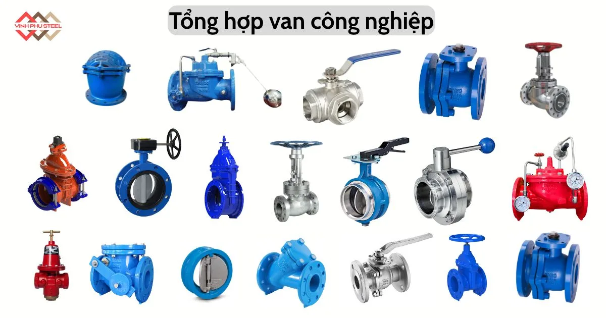 Van công nghiệp – Tổng hợp các loại phổ biến nhất
