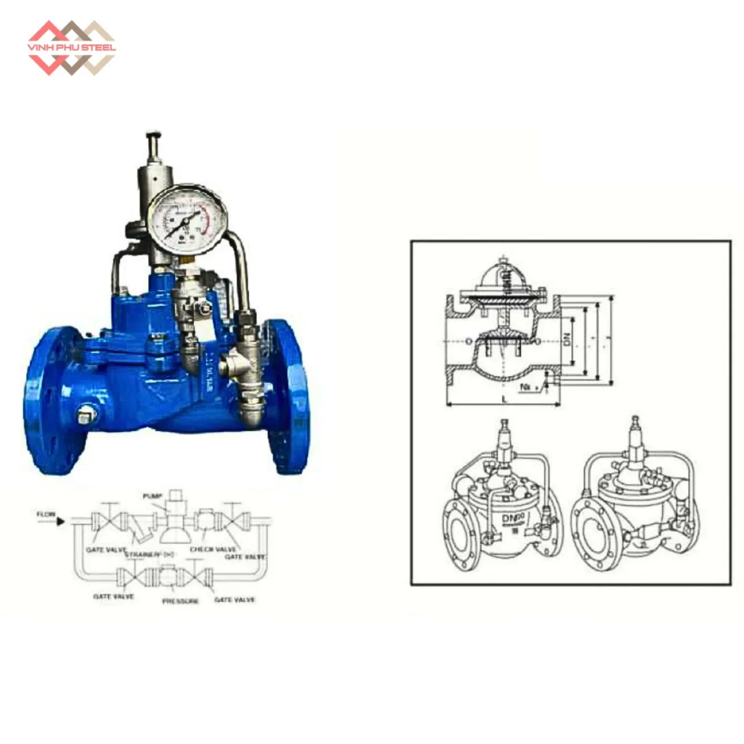 Cấu tạo van xả áp SamWoo