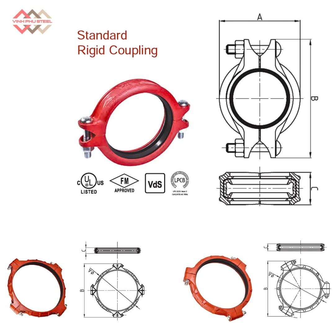 Khớp Nối Rãnh Cứng MECH - Grooved Rigid Coupling - Hình ảnh 2