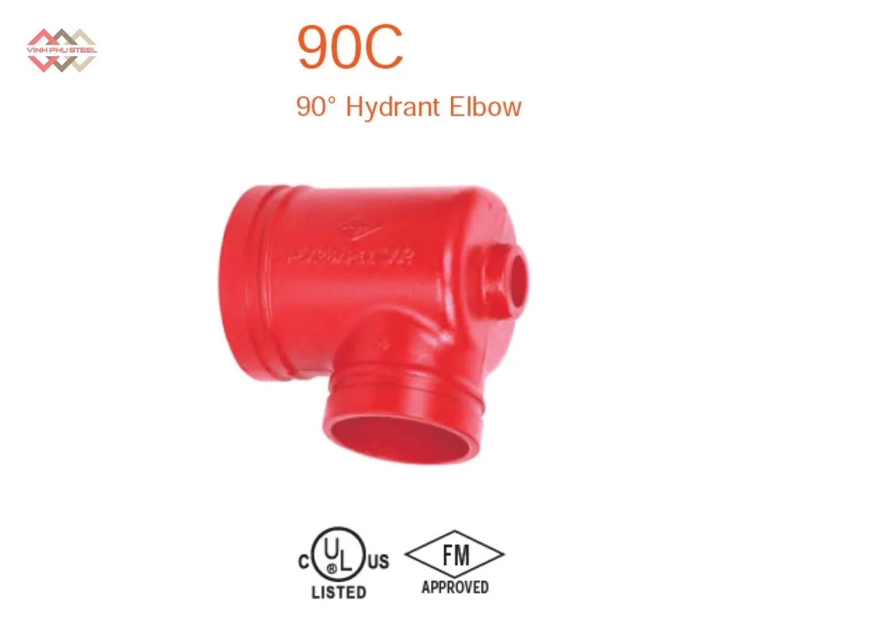 Co rãnh 90 độ trụ cứu hỏa