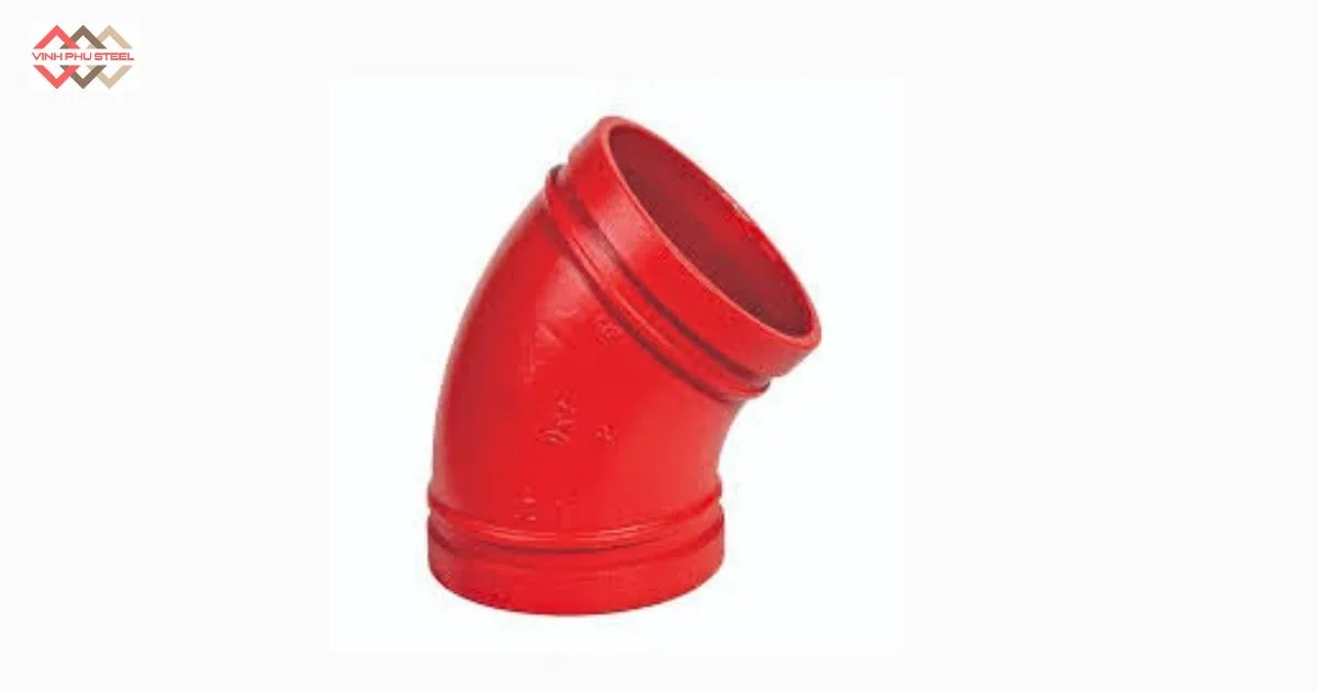 Co cút nối rãnh 45