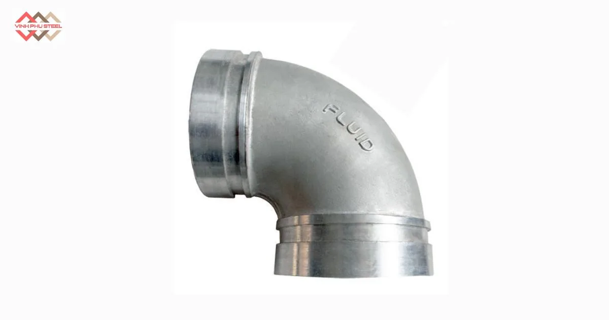 Co cút nối rãnh inox
