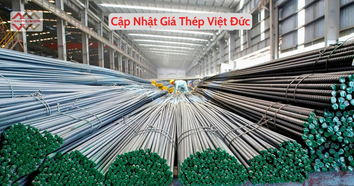 giá sắt hôm nay của thương hiệu Thép Việt Đức
